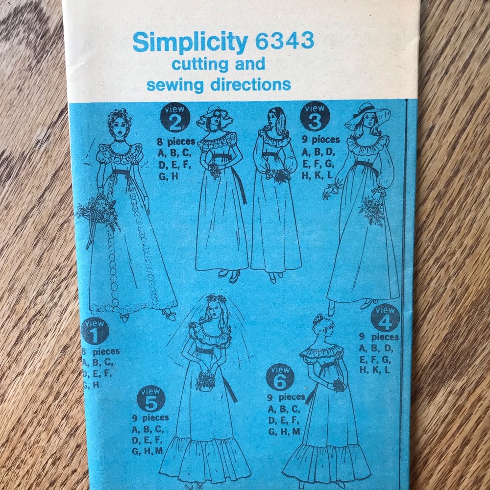 VTG 70s Bridal/Prom Pattern - Picture 5 of 5